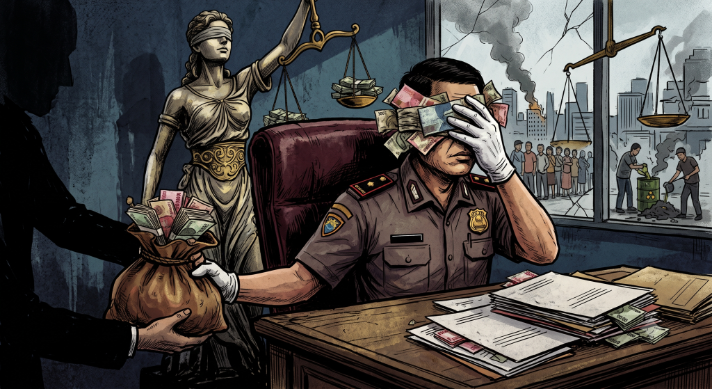 Rp90 Juta Membeli Kebutaan Aparat? Tragedi Hukum di Sumbar Ilustrasi Rp90 Juta Membeli Kebutaan Aparat? Tragedi Hukum di Sumbar.